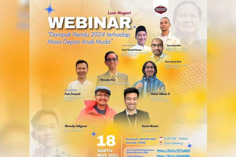 Pemilu 2024 dan Masa Depan Anak Muda: Sorotan Webinar KMI untuk Mengatasi Ketakutan Politik