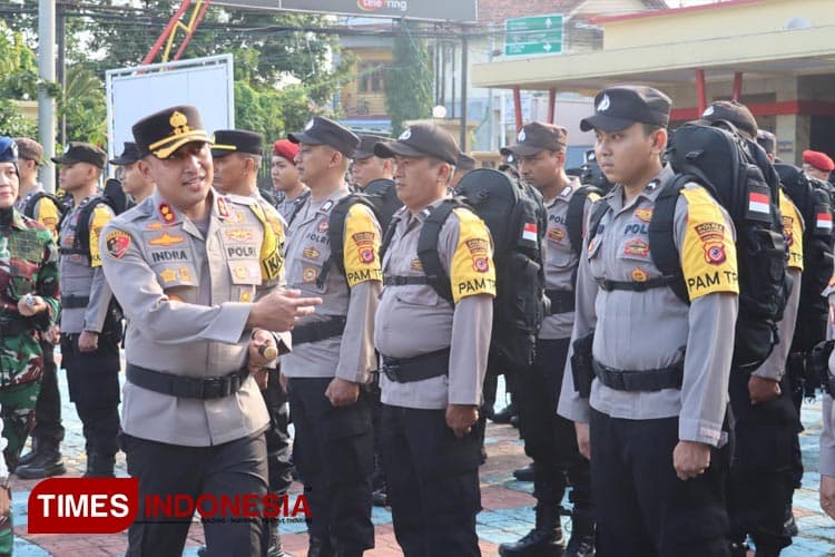 Ratusan Personel Polres Majalengka Mulai Digeser ke TPS Pemilu 2024