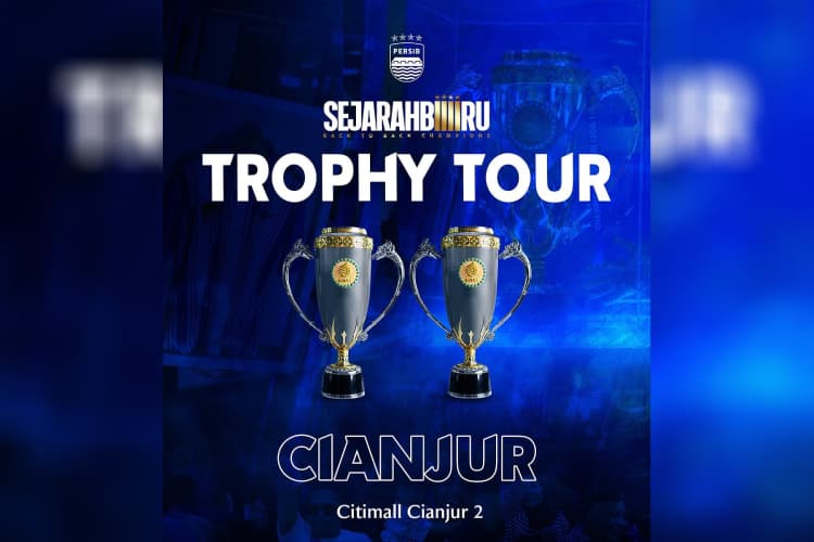 Akhir Pekan Ini, Persib Trophy Tour 2025 Hadir di Cianjur